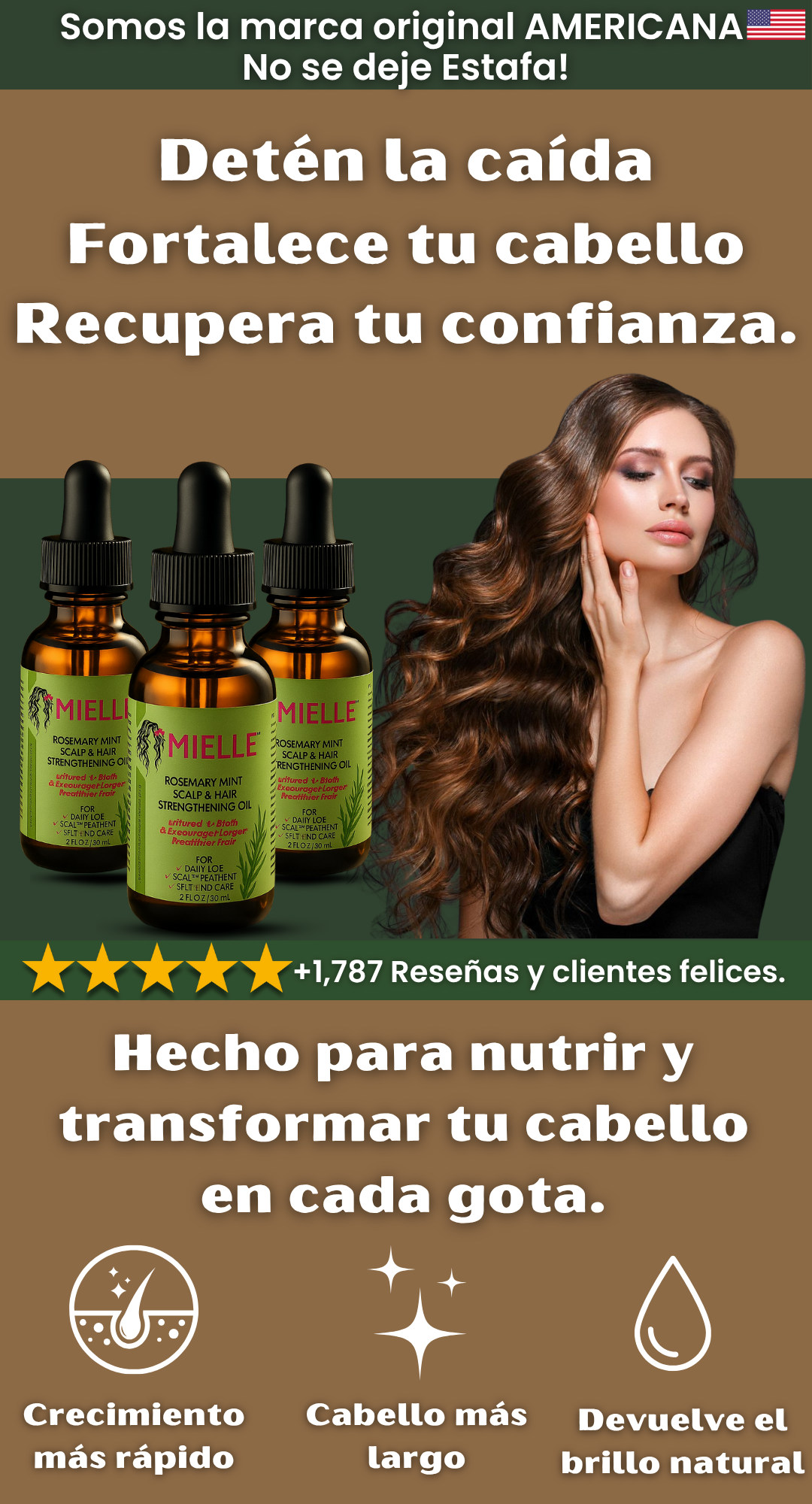 MIELLE - La Fórmula que Restaura, Fortalece y Detiene la Caída Capilar