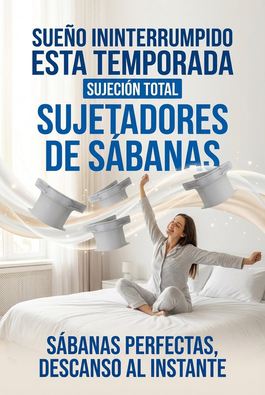 Combo Sujetador De Sabanas X4